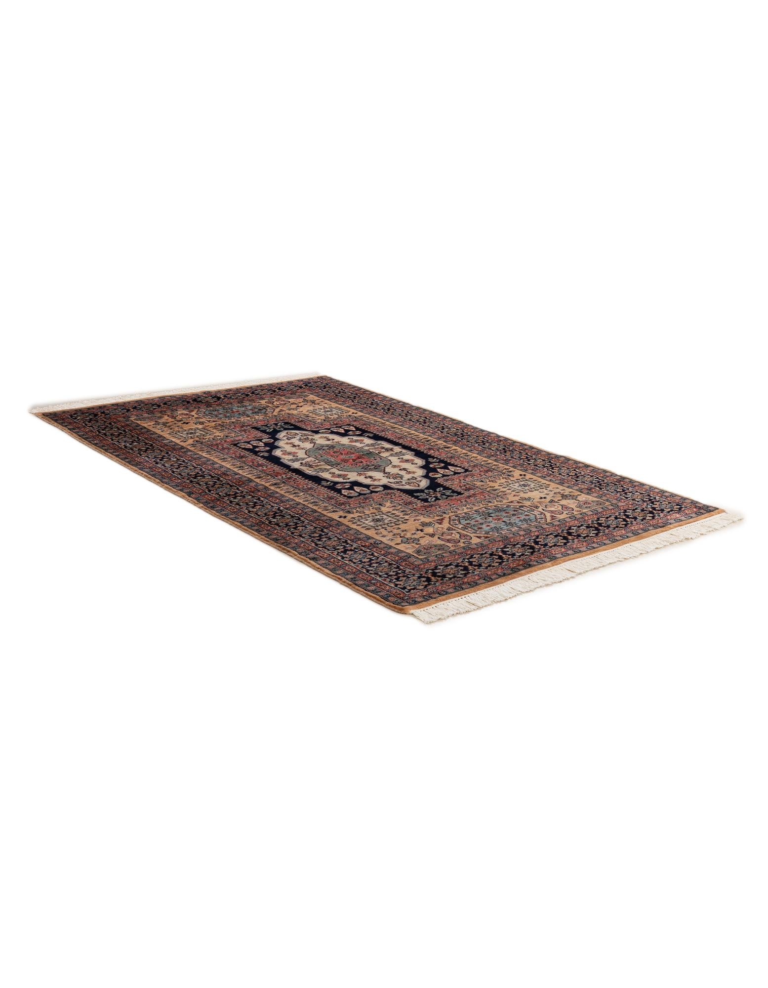 5' 3 x 8' 2 Hand Knotted Bokhara Oriental Wool Rug