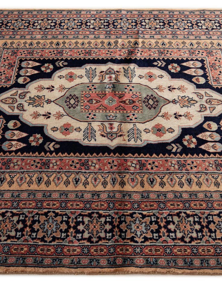 Detail image of 5' 3 x 8' 2 Hand Knotted Bokhara Oriental Wool Rug