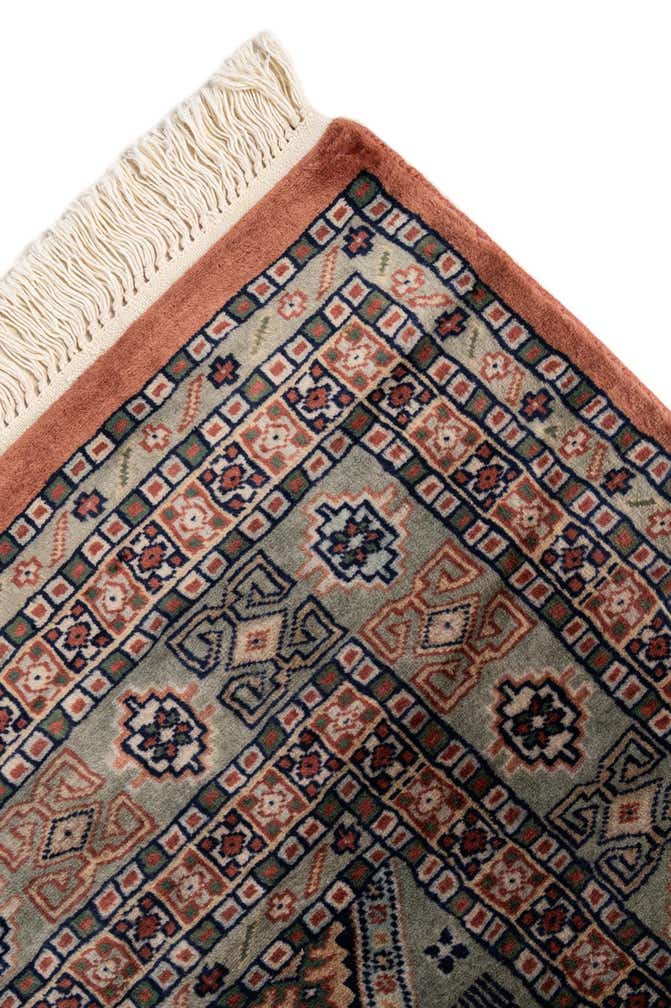 5' 4 x 8' 8 Hand Knotted Bokhara Oriental Wool Rug