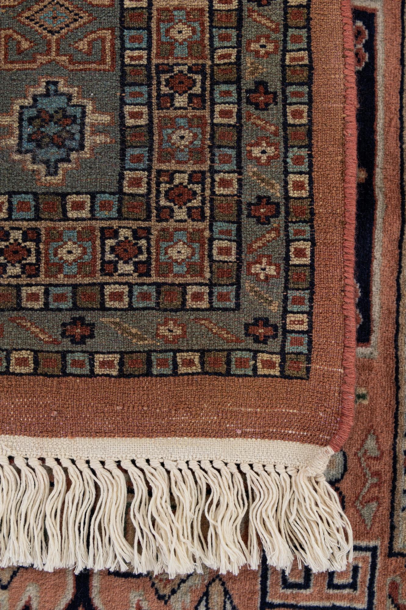 5' 4 x 8' 8 Hand Knotted Bokhara Oriental Wool Rug