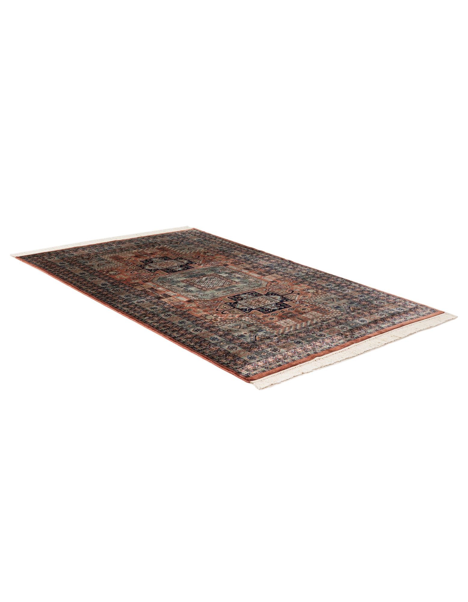 5' 4 x 8' 8 Hand Knotted Bokhara Oriental Wool Rug