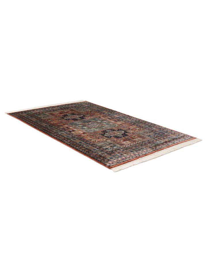 5' 4 x 8' 8 Hand Knotted Bokhara Oriental Wool Rug