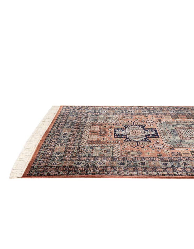 Detail image of 5' 4 x 8' 8  Hand Knotted Bokhara Oriental Wool Rug