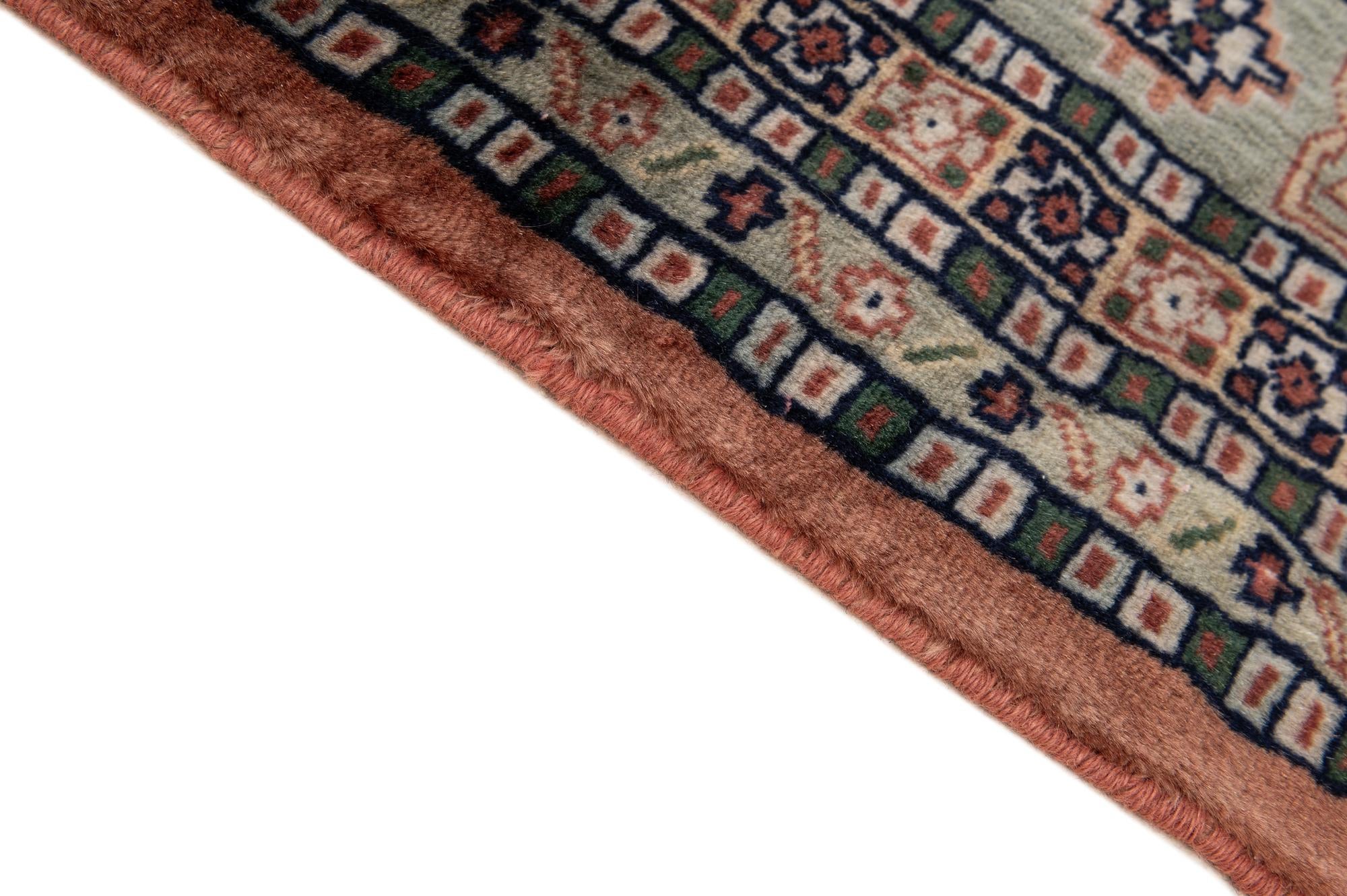 5' 4 x 8' 8 Hand Knotted Bokhara Oriental Wool Rug