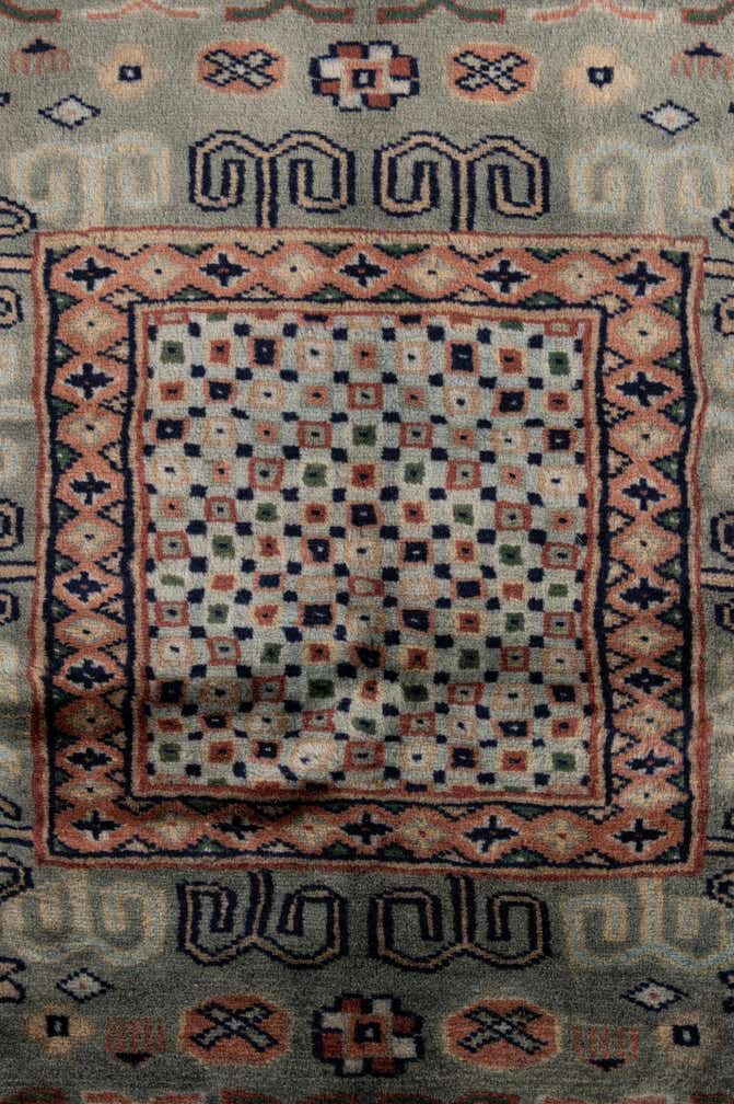 5' 4 x 8' 8 Hand Knotted Bokhara Oriental Wool Rug