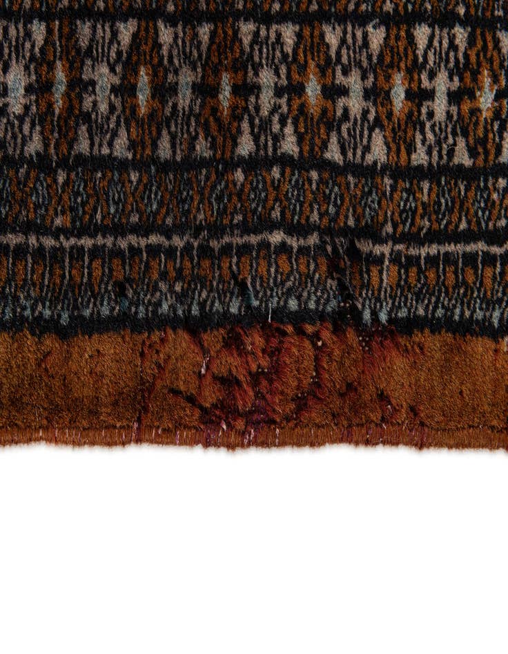 Detail image of 3' 9 x 5' 11  Hand Knotted Bokhara Oriental Wool Rug