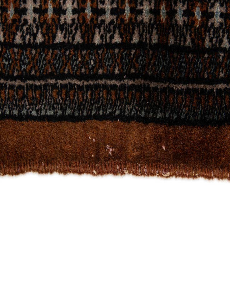 Detail image of 3' 9 x 5' 11  Hand Knotted Bokhara Oriental Wool Rug