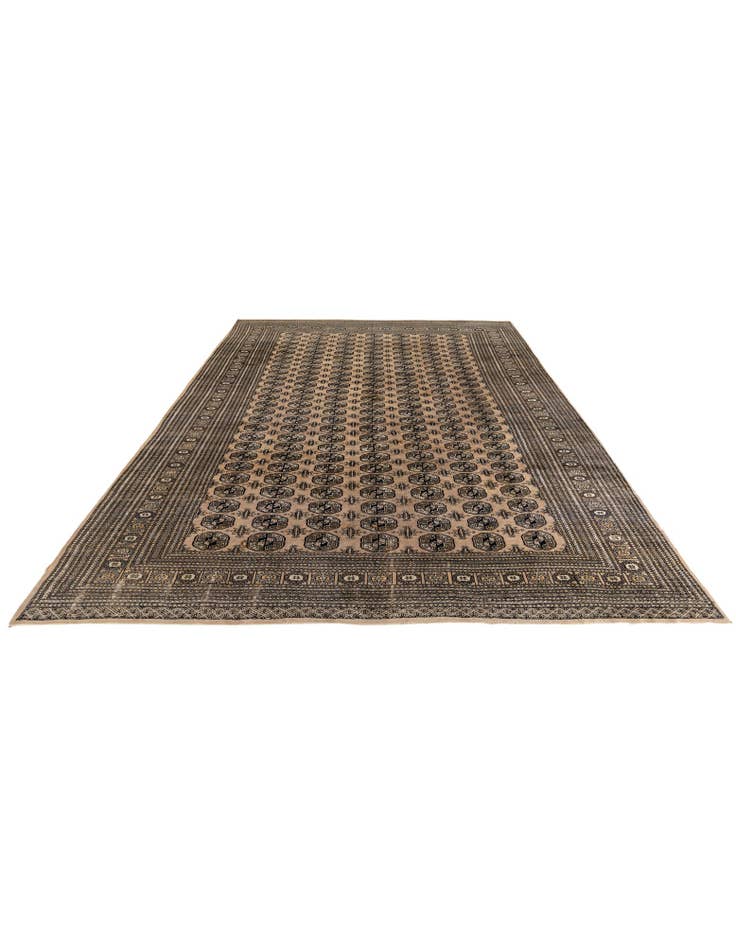 Detail image of 8' 3 x 11' 1  Hand Knotted Bokhara Oriental Rug