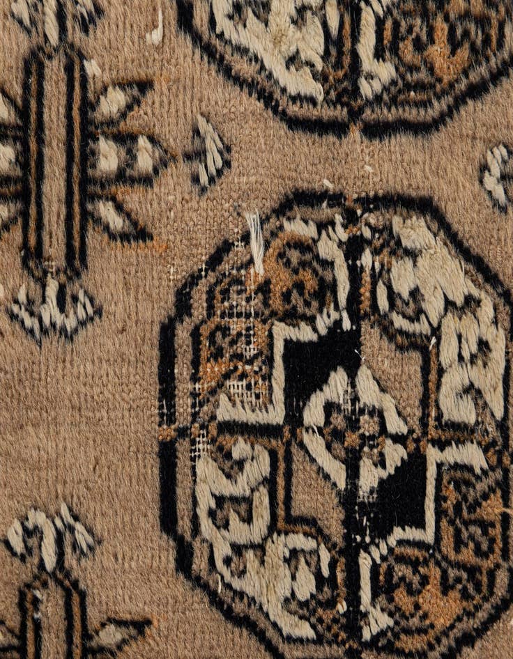 Detail image of 8' 3 x 11' 1  Hand Knotted Bokhara Oriental Rug