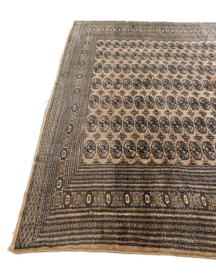 Detail image of 8' 3 x 11' 1  Hand Knotted Bokhara Oriental Rug