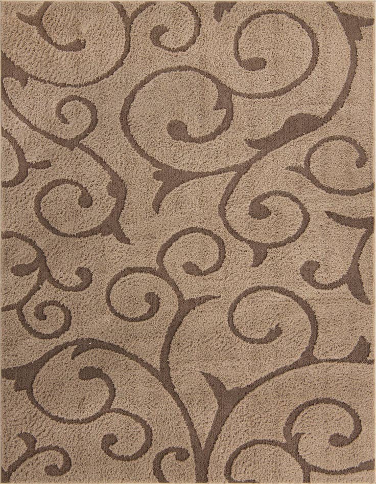 Detail image of 8' x 10' Botanical Shag Rug