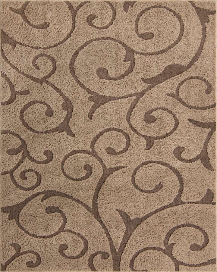 8' x 10' Botanical Shag Rug