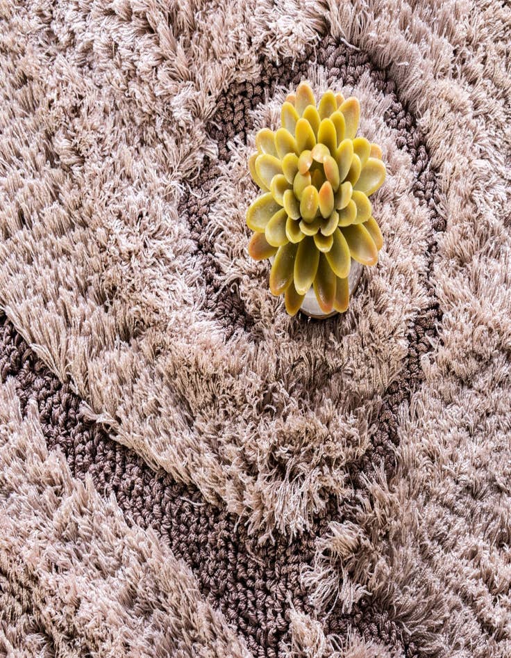 Detail image of 9' x 12' 2 Botanical Shag Rug