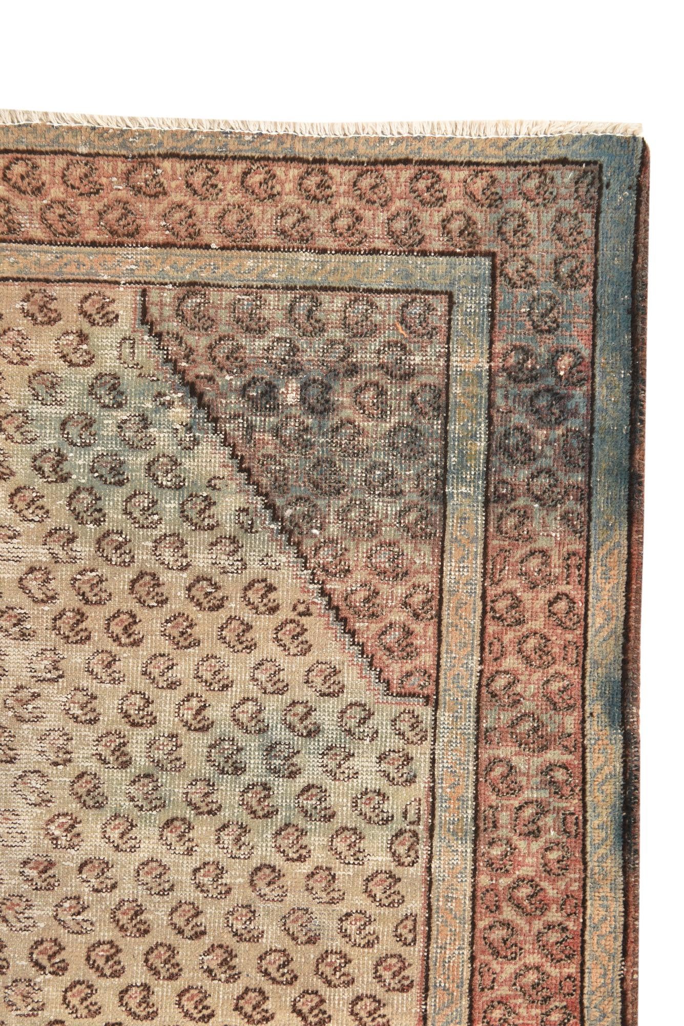 4' x 6' 5 Hand Knotted Botemir Persian Wool Rug