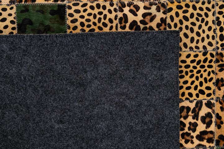 8' x 9' 10 Cowhide - Patchwork Rug