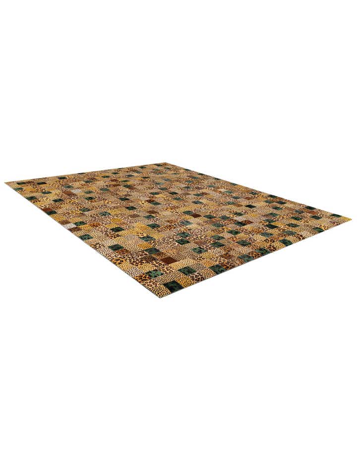8' x 9' 11 Cowhide - Patchwork Rug