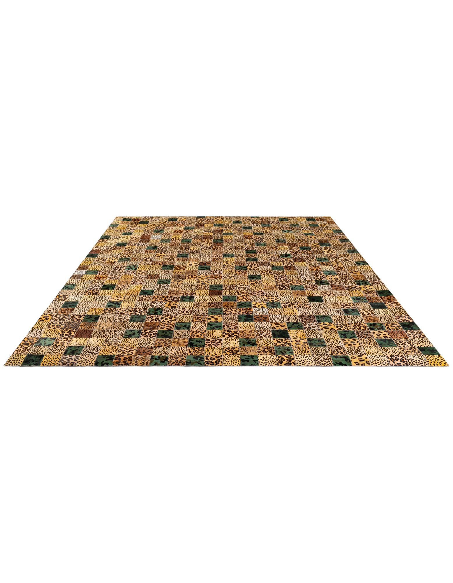 8' x 9' 11 Cowhide - Patchwork Rug