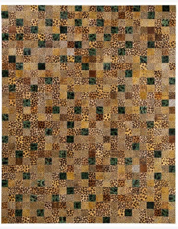 8' x 9' 11 Cowhide - Patchwork Rug