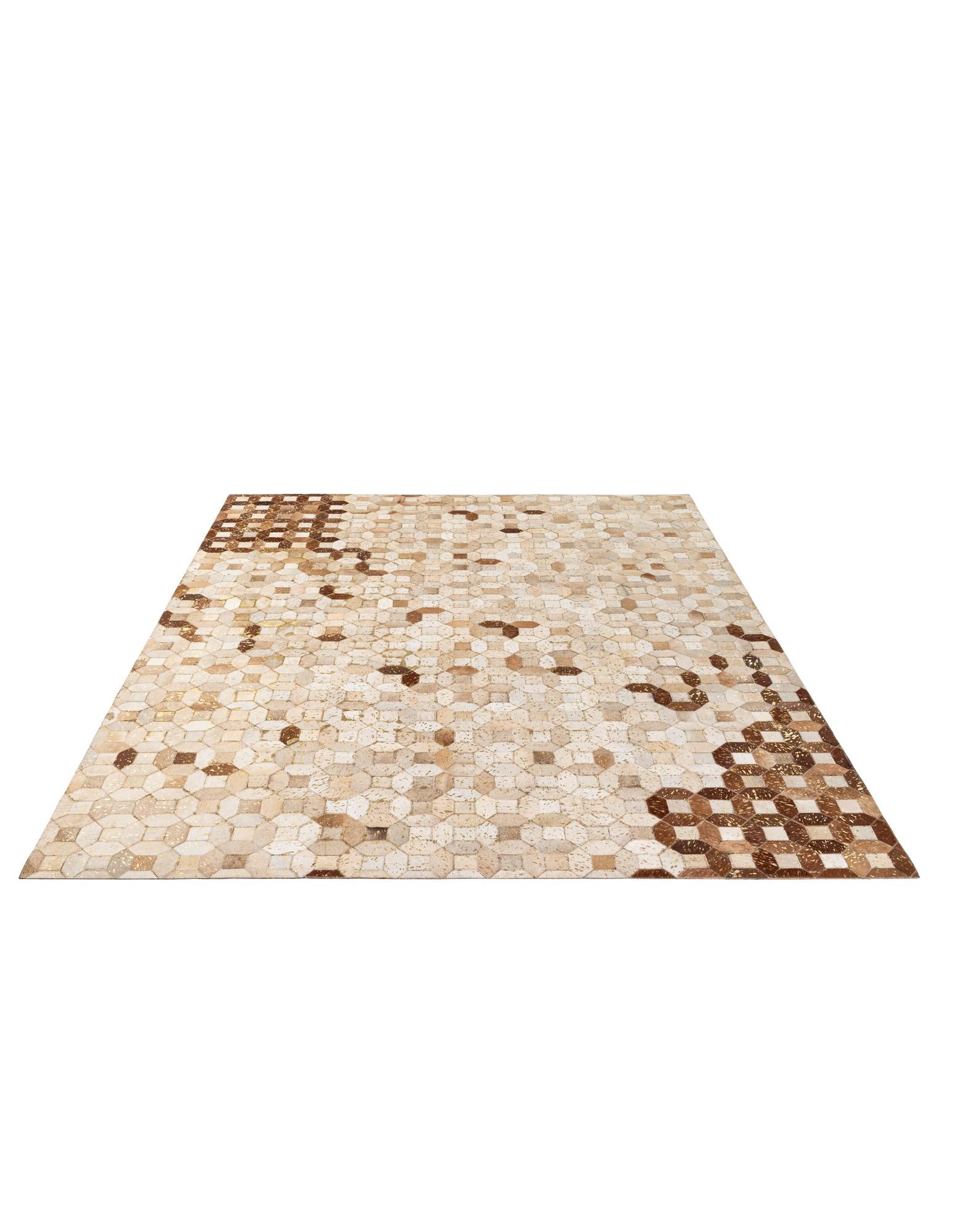 8' x 10' Cowhide - Patchwork Rug