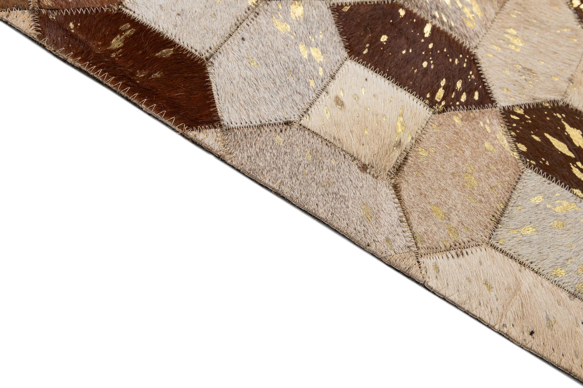 8' x 10' Cowhide - Patchwork Rug
