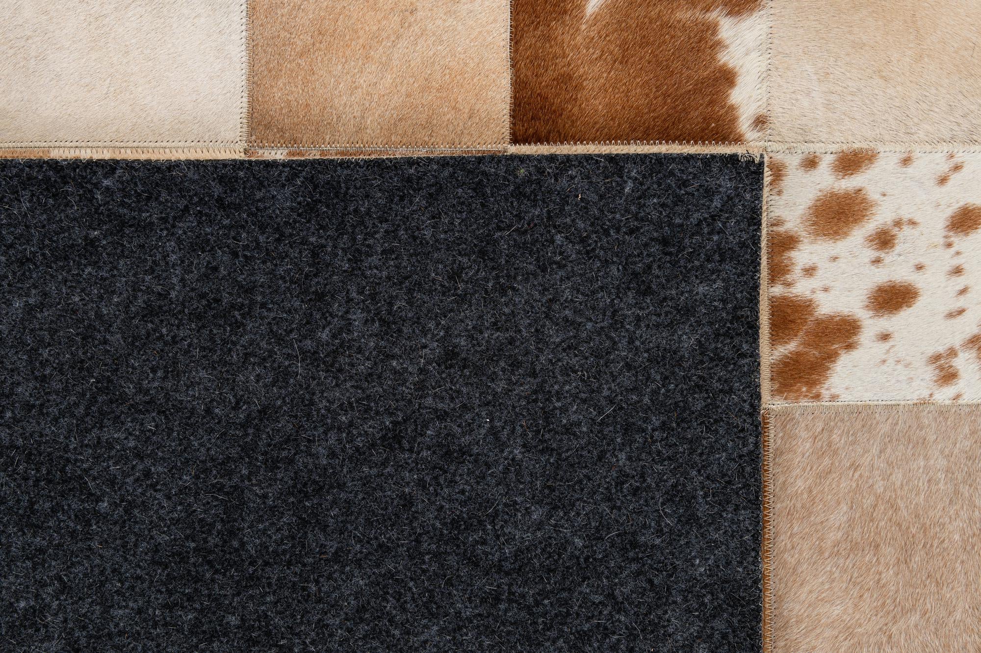 8' 2 x 10' Cowhide - Patchwork Rug