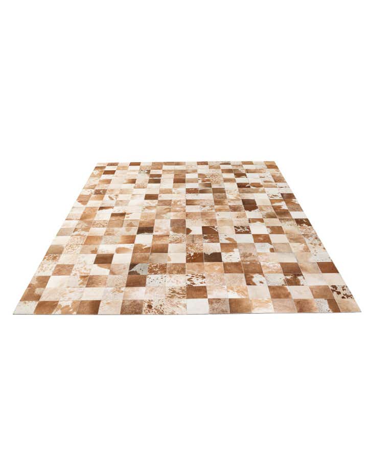8' x 9' 11 Cowhide - Patchwork Rug