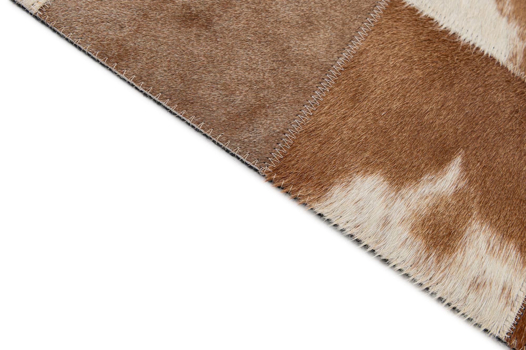 8' x 9' 11 Cowhide - Patchwork Rug
