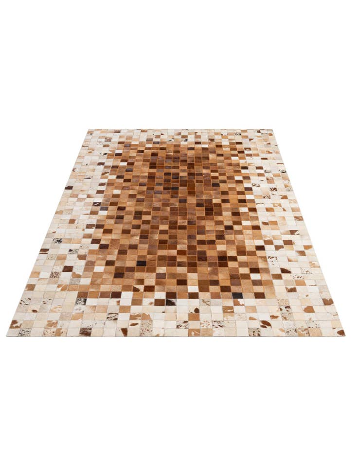 Detail image of 5' x 7' 11 Cowhide - Patchwork Rug