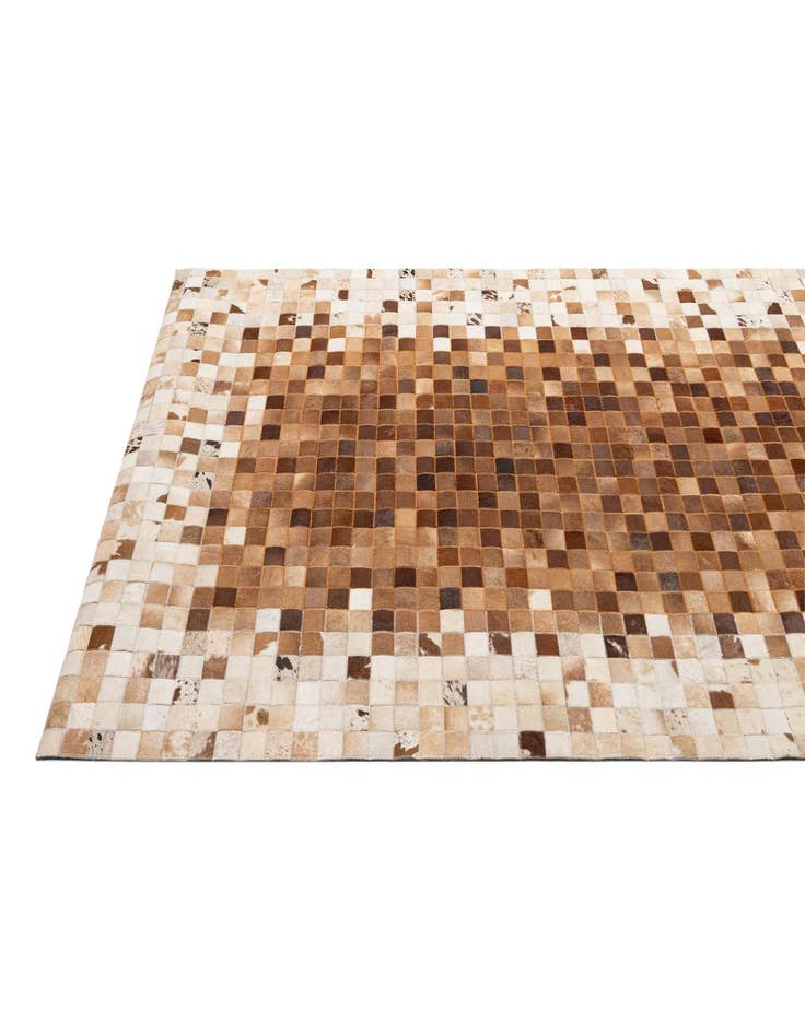 Detail image of 5' x 7' 11 Cowhide - Patchwork Rug