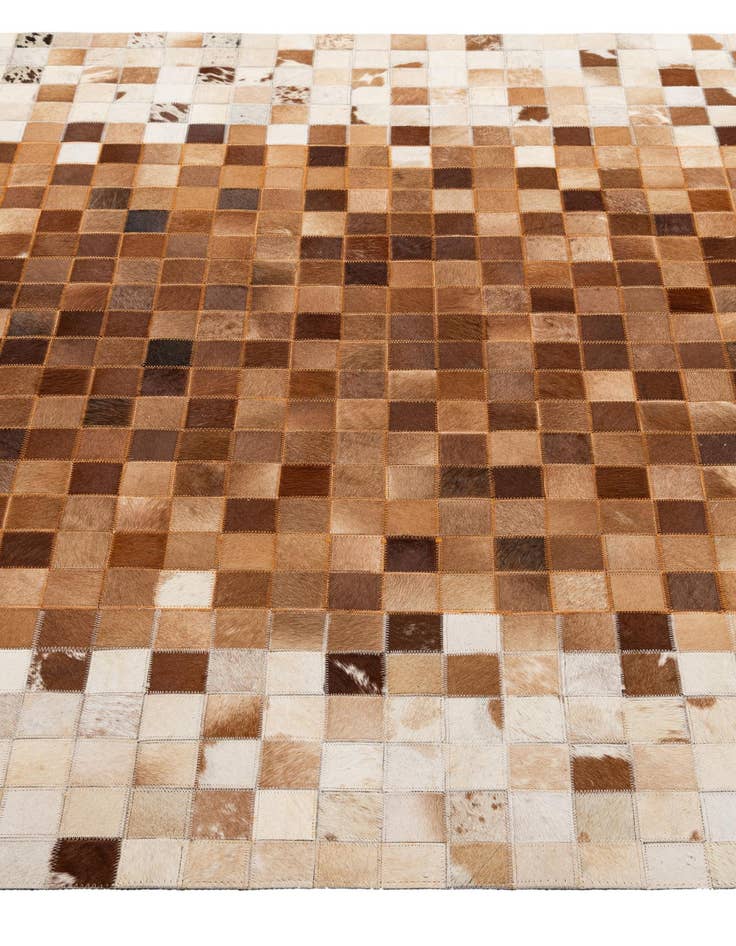Detail image of 5' x 7' 11 Cowhide - Patchwork Rug