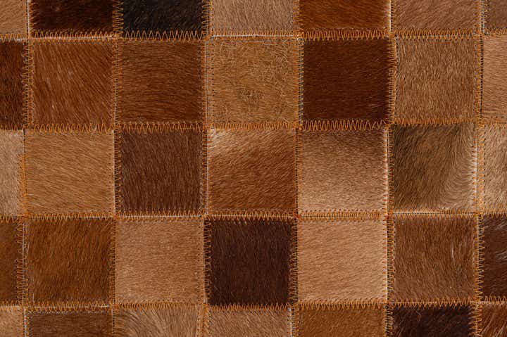 5' x 7' 11 Cowhide - Patchwork Rug