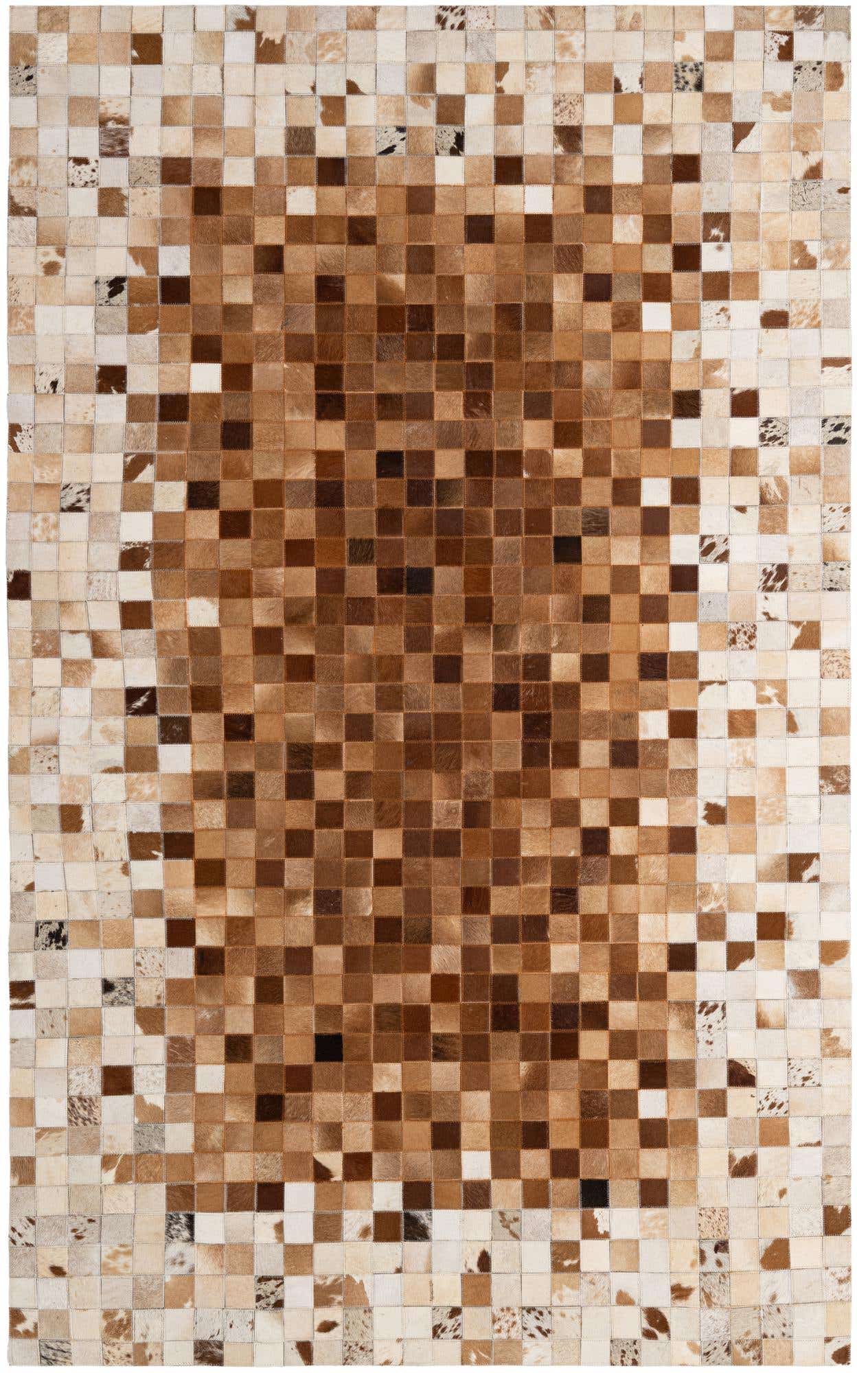 5' x 7' 11 Cowhide - Patchwork Rug