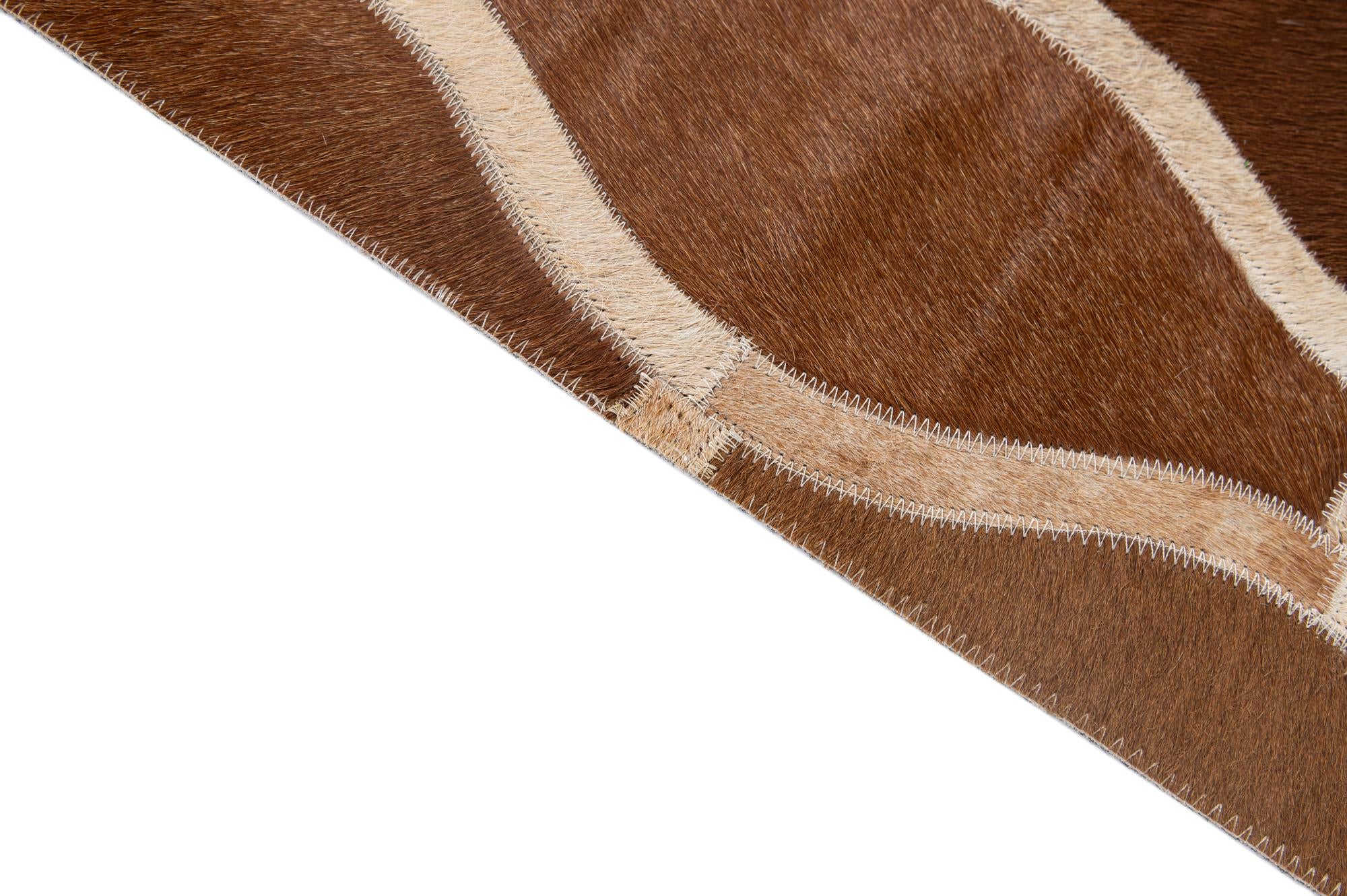 5' x 7' 11 Cowhide - Patchwork Rug