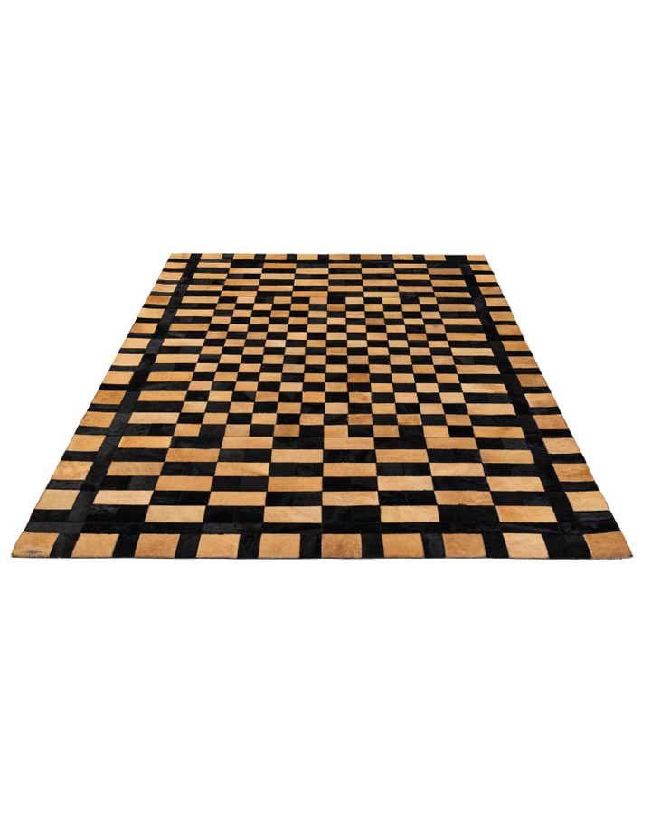 5' 1 x 8' Cowhide - Patchwork Rug