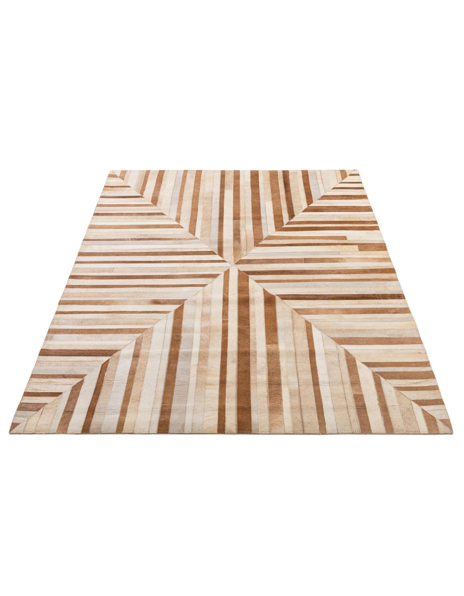 5' 2 x 7' 10 Cowhide - Patchwork Rug