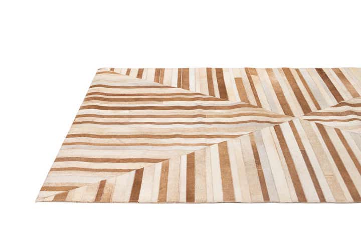 5' 2 x 7' 10 Cowhide - Patchwork Rug
