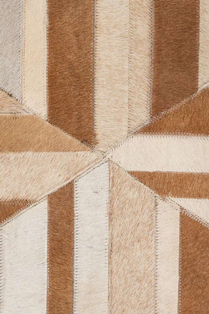 5' 2 x 7' 10 Cowhide - Patchwork Rug