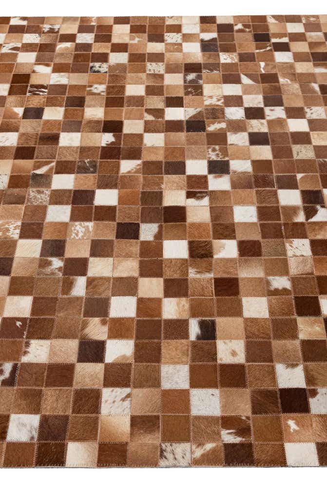 4' 11 x 7' 10 Cowhide - Patchwork Rug