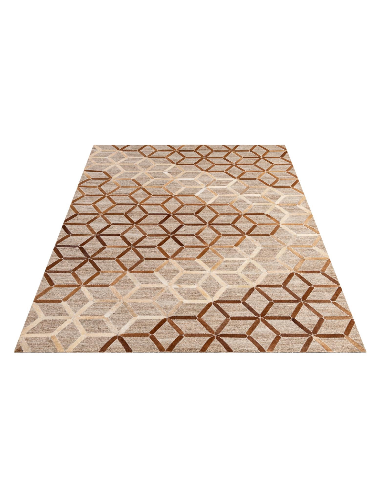 5' 1 x 7' 8 Cowhide - Patchwork Rug