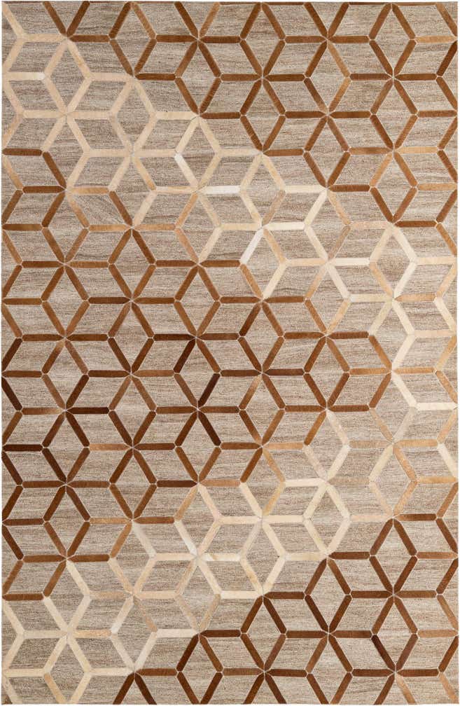 5' 1 x 7' 8 Cowhide - Patchwork Rug