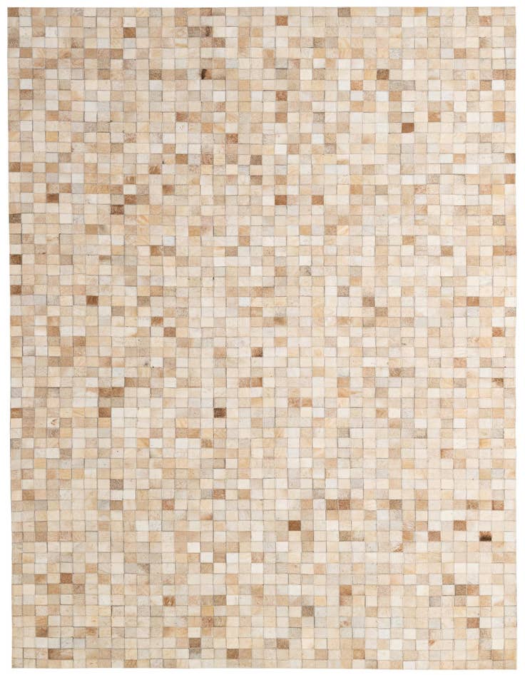 Detail image of 5' 1 x 7' 11 Cowhide - Patchwork Rug