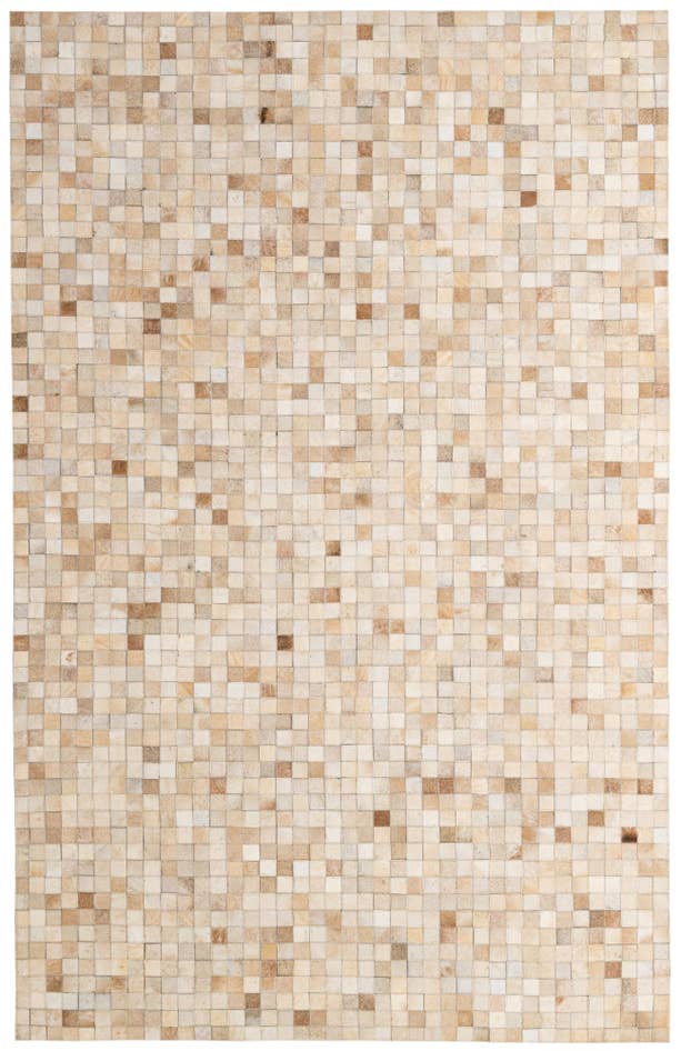 Detail image of 5' 1 x 7' 11 Cowhide - Patchwork Rug