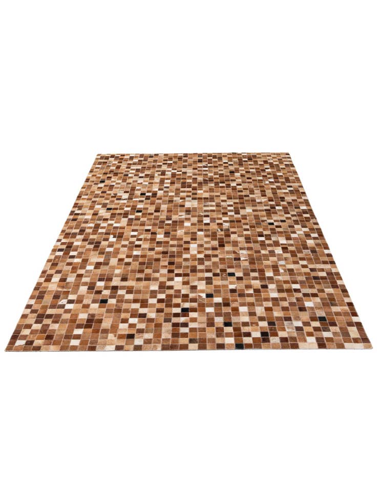 Detail image of 5' 1 x 7' 11 Cowhide - Patchwork Rug