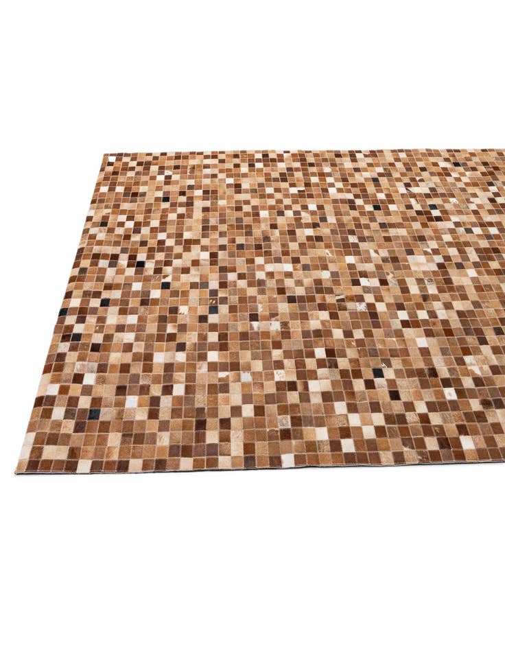 Detail image of 5' 1 x 7' 11 Cowhide - Patchwork Rug