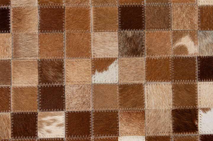 5' 1 x 7' 11 Cowhide - Patchwork Rug