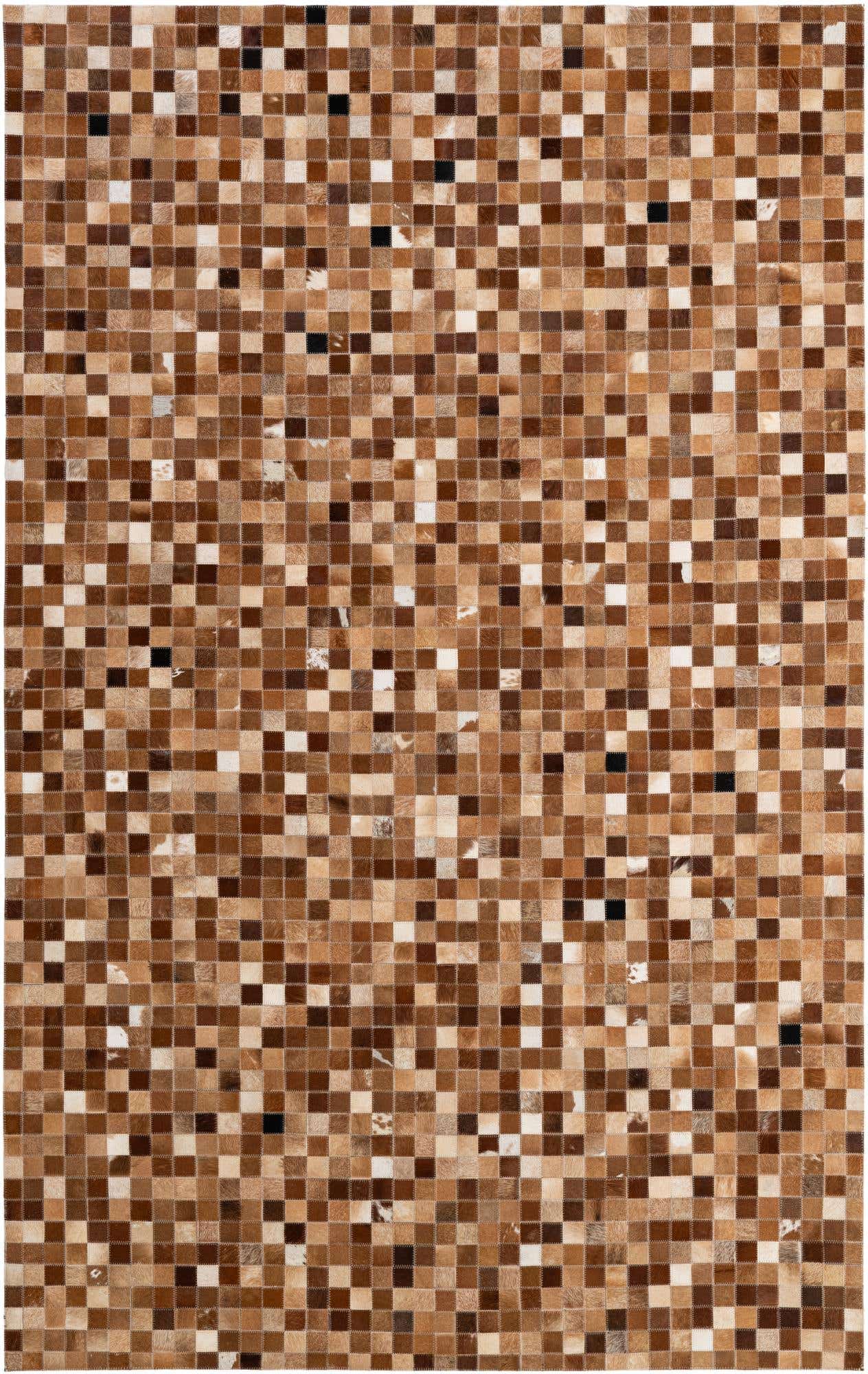 5' 1 x 7' 11 Cowhide - Patchwork Rug