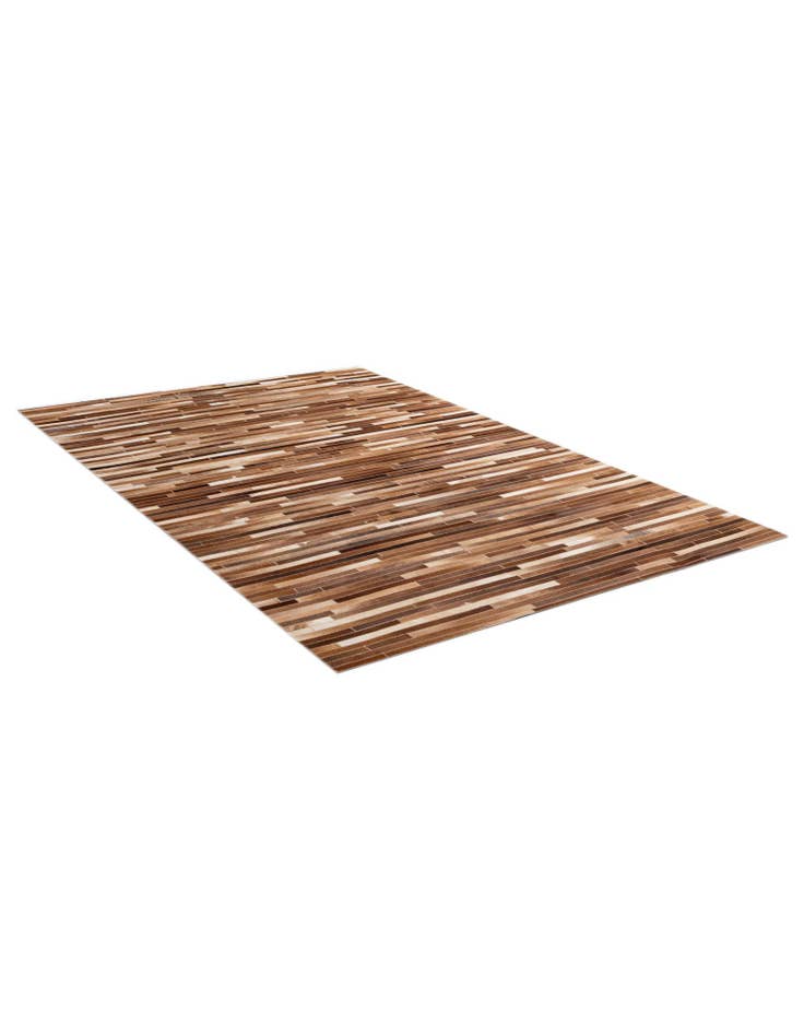 Detail image of 5' 1 x 7' 10 Cowhide - Patchwork Rug