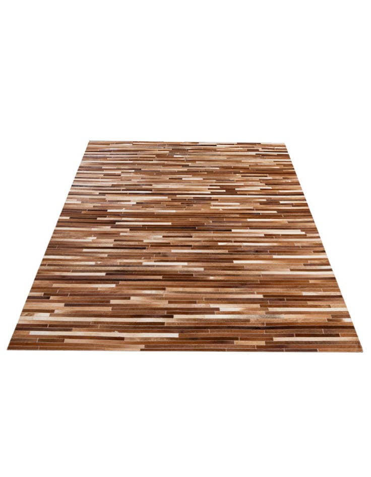 Detail image of 5' 1 x 7' 10 Cowhide - Patchwork Rug