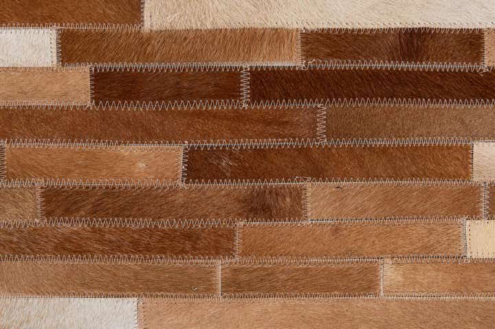 5' 1 x 7' 10 Cowhide - Patchwork Rug