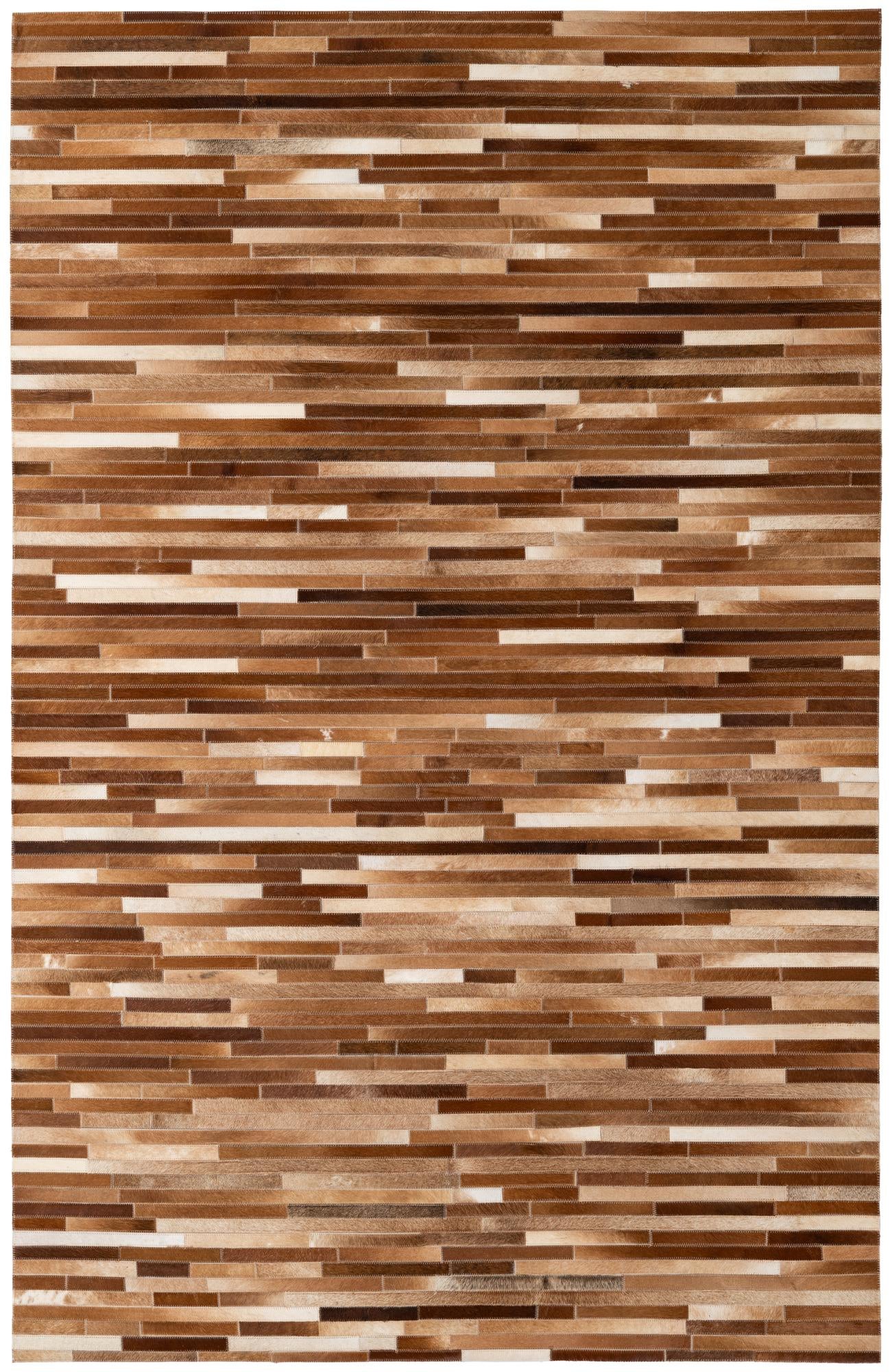 5' 1 x 7' 10 Cowhide - Patchwork Rug